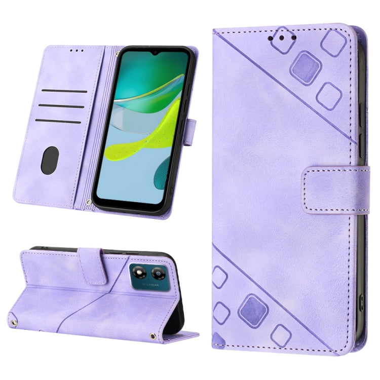 Custodia per telefono in pelle goffrata effetto pelle, For Motorola Moto E13, For Motorola Edge+ 2023, For Motorola Moto G 5G 2023, For Motorola Moto G53 5G
