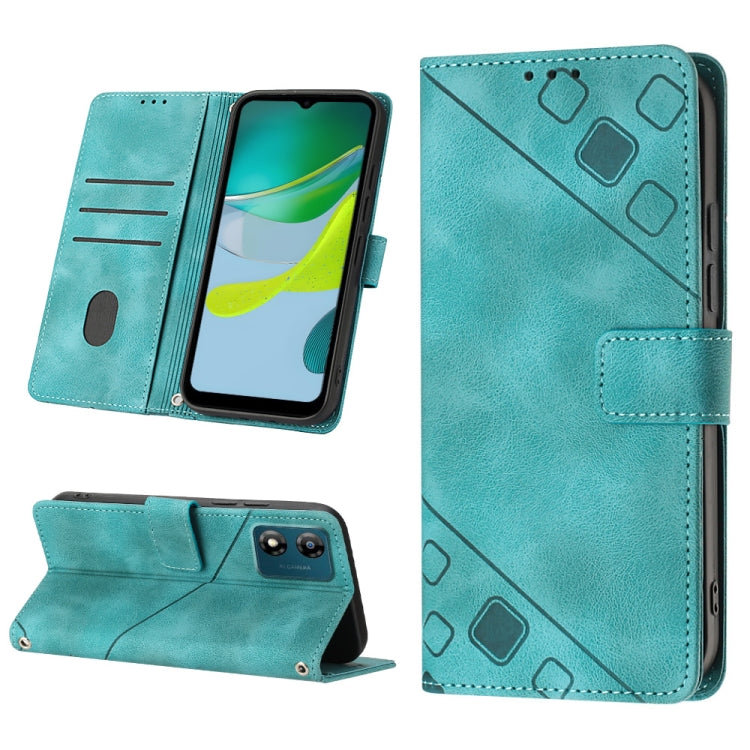 Custodia per telefono in pelle goffrata effetto pelle, For Motorola Moto E13, For Motorola Edge+ 2023, For Motorola Moto G 5G 2023, For Motorola Moto G53 5G