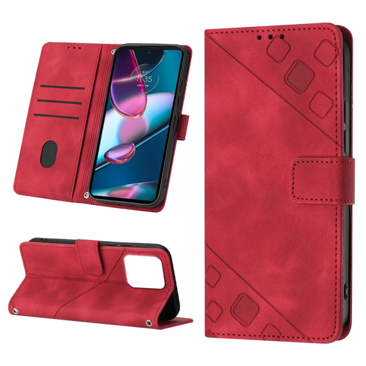 Custodia per telefono in pelle goffrata effetto pelle, For Motorola Moto E13, For Motorola Edge+ 2023, For Motorola Moto G 5G 2023, For Motorola Moto G53 5G