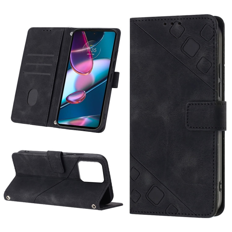 Custodia per telefono in pelle goffrata effetto pelle, For Motorola Moto E13, For Motorola Edge+ 2023, For Motorola Moto G 5G 2023, For Motorola Moto G53 5G