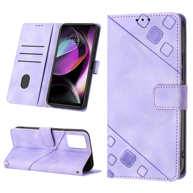 Custodia per telefono in pelle goffrata effetto pelle, For Motorola Moto E13, For Motorola Edge+ 2023, For Motorola Moto G 5G 2023, For Motorola Moto G53 5G