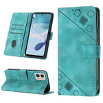 Custodia per telefono in pelle goffrata effetto pelle, For Motorola Moto E13, For Motorola Edge+ 2023, For Motorola Moto G 5G 2023, For Motorola Moto G53 5G