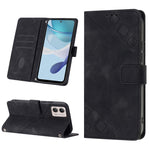 Custodia per telefono in pelle goffrata effetto pelle, For Motorola Moto E13, For Motorola Edge+ 2023, For Motorola Moto G 5G 2023, For Motorola Moto G53 5G