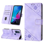 Custodia per telefono in pelle goffrata effetto pelle, For Motorola Moto G Play 2023, For Motorola Moto G72