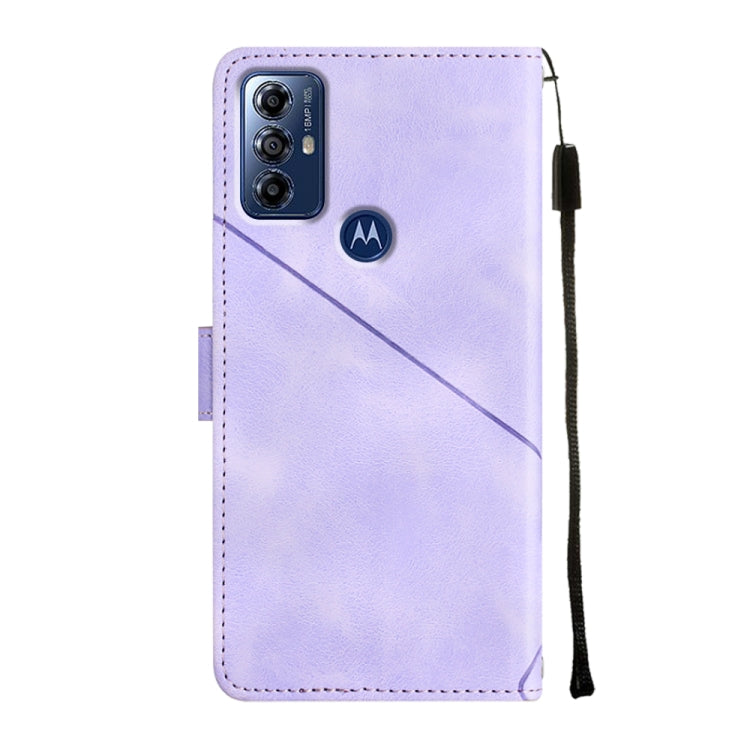 Custodia per telefono in pelle goffrata effetto pelle, For Motorola Moto G Play 2023, For Motorola Moto G72
