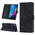 Custodia per telefono in pelle goffrata effetto pelle, For Motorola Moto G Play 2023, For Motorola Moto G72