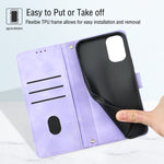 Custodia per telefono in pelle goffrata effetto pelle, For Nokia G60, For Nokia G100, For Nokia G400, For Nokia X30