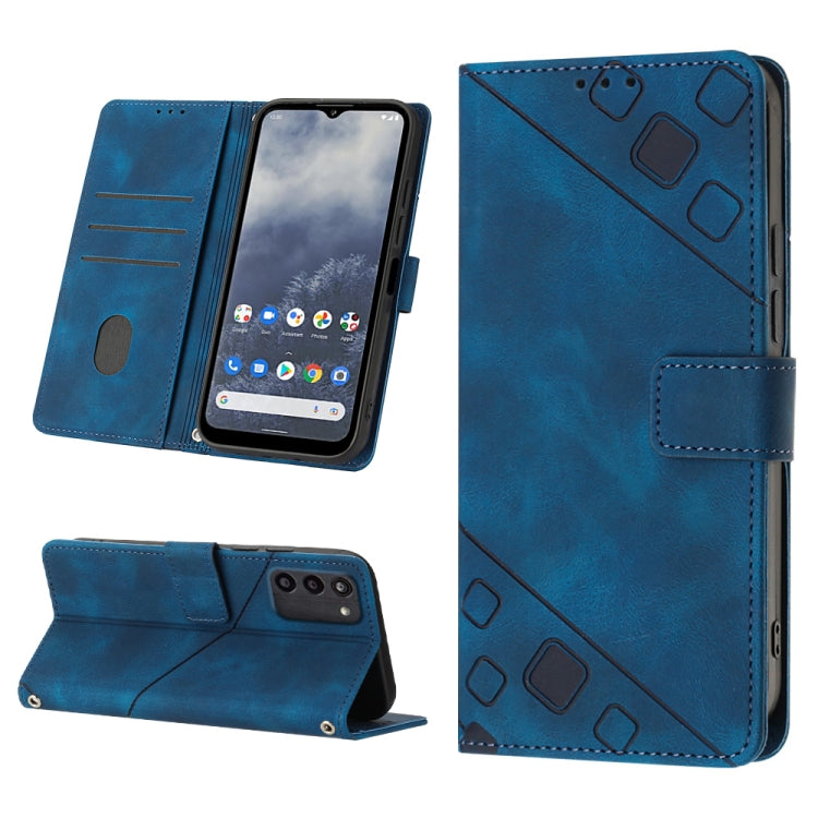 Custodia per telefono in pelle goffrata effetto pelle, For Nokia G60, For Nokia G100, For Nokia G400, For Nokia X30