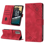 Custodia per telefono in pelle goffrata effetto pelle, For Nokia G60, For Nokia G100, For Nokia G400, For Nokia X30