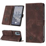 Custodia per telefono in pelle goffrata effetto pelle, For Nokia G60, For Nokia G100, For Nokia G400, For Nokia X30