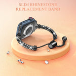 Cinturino metallo con diamanti per Apple Watch 40-45mm