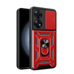 Custodia per telefono con design a copertura della fotocamera scorrevole, For OPPO Reno8 T 4G, For Tecno Camon 18 / 18 P, For Tecno Pova 4