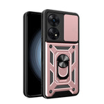 Custodia per telefono con design a copertura della fotocamera scorrevole, For OPPO Reno8 T 4G, For Tecno Camon 18 / 18 P, For Tecno Pova 4