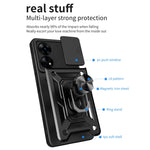 Custodia per telefono con design a copertura della fotocamera scorrevole, For OPPO Reno8 T 4G, For Tecno Camon 18 / 18 P, For Tecno Pova 4