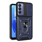 Custodia per telefono con design a copertura della fotocamera scorrevole, For OPPO Reno8 T 4G, For Tecno Camon 18 / 18 P, For Tecno Pova 4