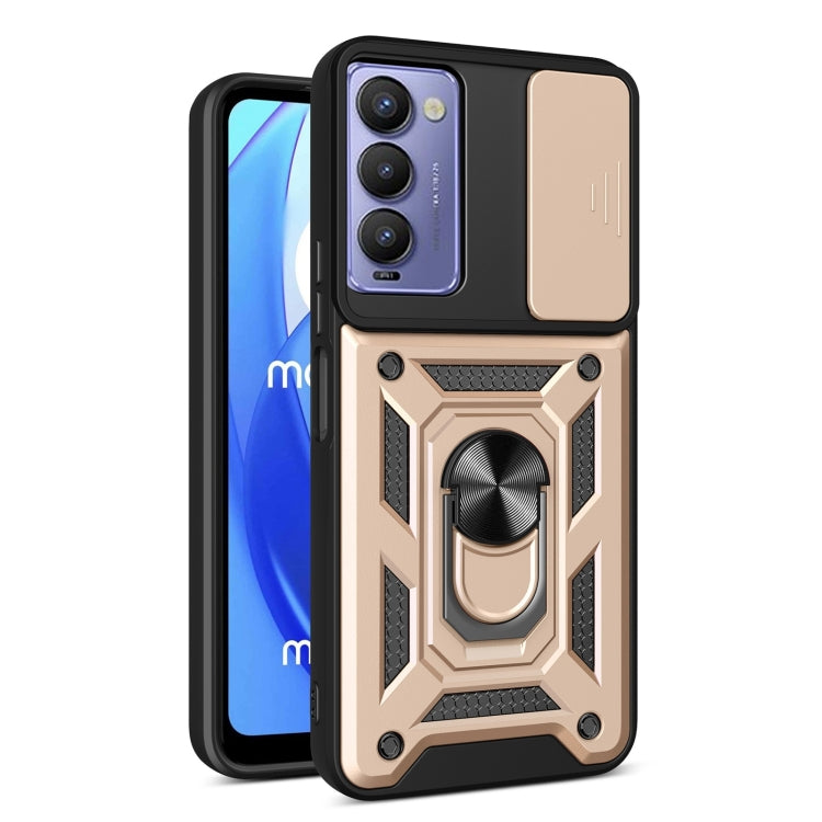 Custodia per telefono con design a copertura della fotocamera scorrevole, For OPPO Reno8 T 4G, For Tecno Camon 18 / 18 P, For Tecno Pova 4