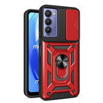Custodia per telefono con design a copertura della fotocamera scorrevole, For OPPO Reno8 T 4G, For Tecno Camon 18 / 18 P, For Tecno Pova 4