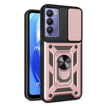 Custodia per telefono con design a copertura della fotocamera scorrevole, For OPPO Reno8 T 4G, For Tecno Camon 18 / 18 P, For Tecno Pova 4