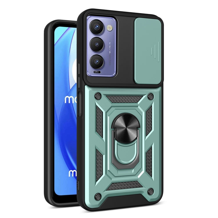 Custodia per telefono con design a copertura della fotocamera scorrevole, For OPPO Reno8 T 4G, For Tecno Camon 18 / 18 P, For Tecno Pova 4