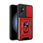 Custodia per telefono con design a copertura della fotocamera scorrevole, For OPPO Reno8 T 4G, For Tecno Camon 18 / 18 P, For Tecno Pova 4