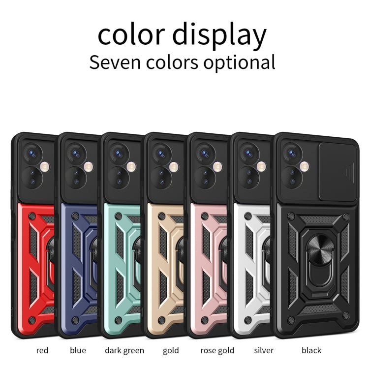 Custodia per telefono con design a copertura della fotocamera scorrevole, For Tecno Spark 9 Pro, For Infinix Note 11 4G