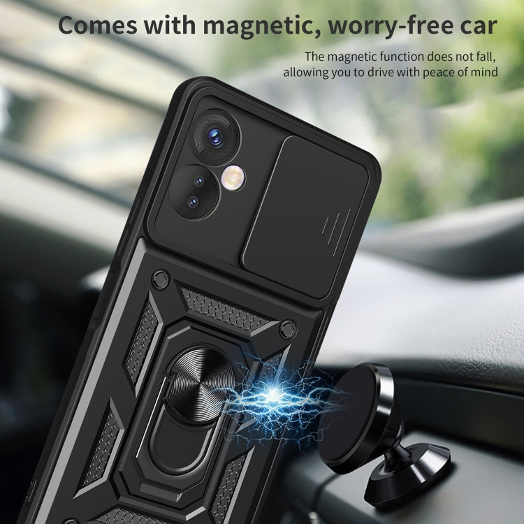 Custodia per telefono con design a copertura della fotocamera scorrevole, For Tecno Spark 9 Pro, For Infinix Note 11 4G