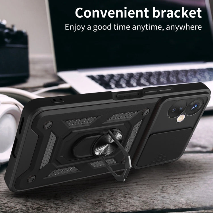 Custodia per telefono con design a copertura della fotocamera scorrevole, For Tecno Spark 9 Pro, For Infinix Note 11 4G
