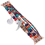 Cinturino per orologio con bracciale Posey Wings con perline, For Apple Watch Series 8&7 45mm / SE 2&6&SE&5&4 44mm, For Apple Watch Series 8&7 41mm / SE 2&6&SE&5&4 40mm