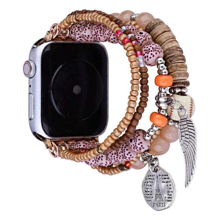 Cinturino per orologio con bracciale Posey Wings con perline, For Apple Watch Series 8&7 45mm / SE 2&6&SE&5&4 44mm, For Apple Watch Series 8&7 41mm / SE 2&6&SE&5&4 40mm