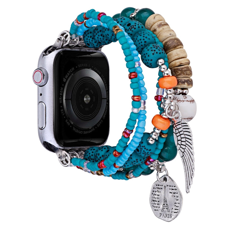 Cinturino per orologio con bracciale Posey Wings con perline, For Apple Watch Series 8&7 45mm / SE 2&6&SE&5&4 44mm, For Apple Watch Series 8&7 41mm / SE 2&6&SE&5&4 40mm