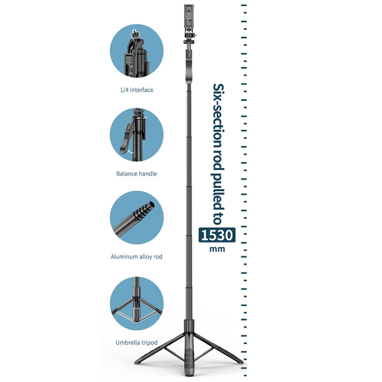 Supporto stabilizzatore selfie stick Bluetooth pieghevole