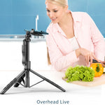 Supporto stabilizzatore selfie stick Bluetooth pieghevole