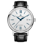 NORTH EDGE AMOY Orologio da uomo d'affari multifunzionale Orologio meccanico in pelle impermeabile