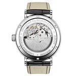 NORTH EDGE AMOY Orologio da uomo d'affari multifunzionale Orologio meccanico in pelle impermeabile