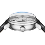 NORTH EDGE AMOY Orologio da uomo d'affari multifunzionale Orologio meccanico in pelle impermeabile