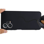 Custodia per telefono a copertura totale antiurto in silicone liquido di colore puro, For Xiaomi Redmi Note 12 5G India / Poco X5