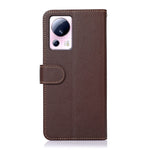 KHAZNEH Custodia per telefono RFID in pelle con texture Litchi, For Xiaomi 13 Lite / Civi 2
