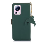 Custodia per telefono in pelle magnetica RFID in vera pelle, For Xiaomi 13 Lite / Civi 2