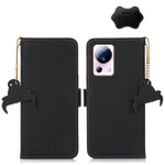 Custodia per telefono in pelle magnetica RFID in vera pelle, For Xiaomi 13 Lite / Civi 2