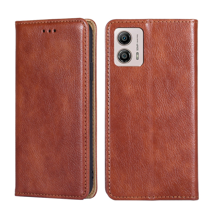 Custodia per telefono in pelle magnetica tinta unita a olio lucido, For Motorola Moto G53 5G/G13 4G/G23 4G, For Motorola Moto G73 5G, For OPPO Reno8 T 5G/A1 Pro 5G, For Xiaomi Redmi 12C 4G