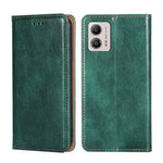 Custodia per telefono in pelle magnetica tinta unita a olio lucido, For Motorola Moto G53 5G/G13 4G/G23 4G, For Motorola Moto G73 5G, For OPPO Reno8 T 5G/A1 Pro 5G, For Xiaomi Redmi 12C 4G