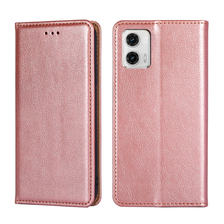 Custodia per telefono in pelle magnetica tinta unita a olio lucido, For Motorola Moto G53 5G/G13 4G/G23 4G, For Motorola Moto G73 5G, For OPPO Reno8 T 5G/A1 Pro 5G, For Xiaomi Redmi 12C 4G