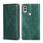 Custodia per telefono in pelle magnetica tinta unita a olio lucido, For Kyocera Android One S10, For OnePlus Ace 2/11R
