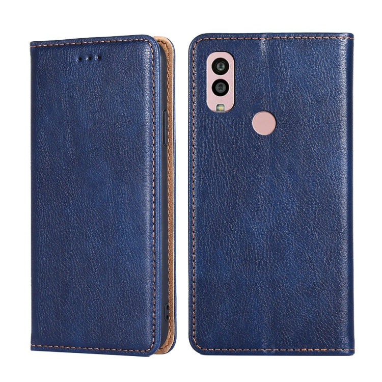 Custodia per telefono in pelle magnetica tinta unita a olio lucido, For Kyocera Android One S10, For OnePlus Ace 2/11R