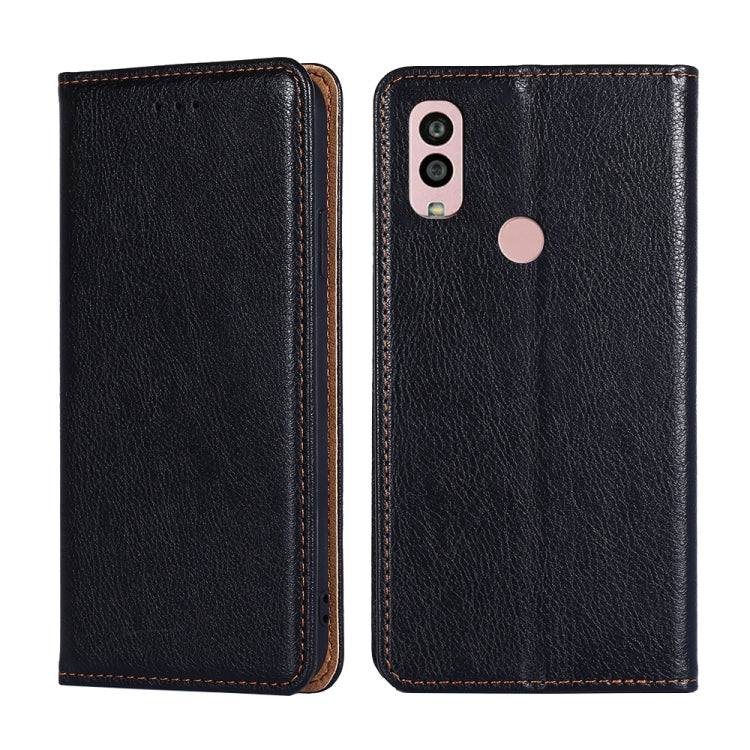 Custodia per telefono in pelle magnetica tinta unita a olio lucido, For Kyocera Android One S10, For OnePlus Ace 2/11R