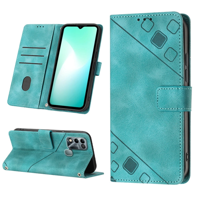 Custodia per telefono in pelle goffrata effetto pelle, For Infinix Hot 11, For Infinix Hot 11 Play / Hot 10 Play, For Infinix Hot 11s, For Infinix Hot 11s NFC X6812B