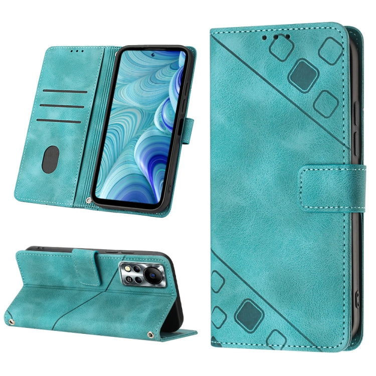 Custodia per telefono in pelle goffrata effetto pelle, For Infinix Hot 11, For Infinix Hot 11 Play / Hot 10 Play, For Infinix Hot 11s, For Infinix Hot 11s NFC X6812B