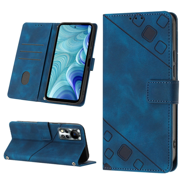 Custodia per telefono in pelle goffrata effetto pelle, For Infinix Hot 11, For Infinix Hot 11 Play / Hot 10 Play, For Infinix Hot 11s, For Infinix Hot 11s NFC X6812B