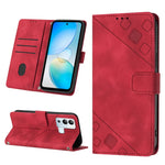 Custodia per telefono in pelle goffrata effetto pelle, For Infinix Hot 12 Play / Hot 12 Play NFC, For Infinix Hot 12i X665, For Infinix Hot 12 X6817, For Infinix Hot 20 4G X6826