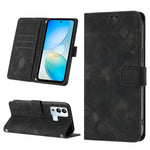 Custodia per telefono in pelle goffrata effetto pelle, For Infinix Hot 12 Play / Hot 12 Play NFC, For Infinix Hot 12i X665, For Infinix Hot 12 X6817, For Infinix Hot 20 4G X6826